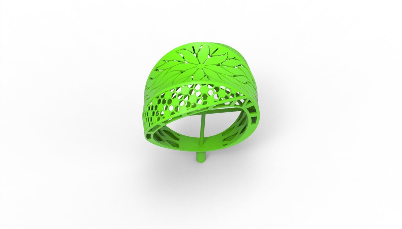 30 light weight fusion ring ready to cast and print  3D Model Collection_86