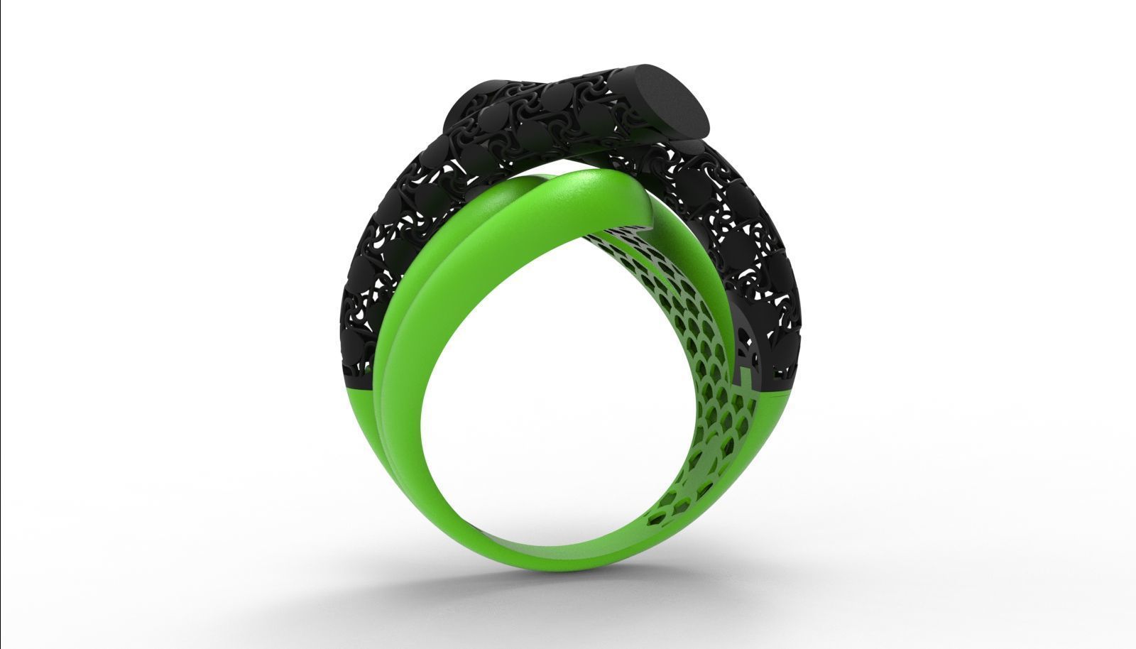 30 light weight fusion ring ready to cast and print  3D Model Collection_123