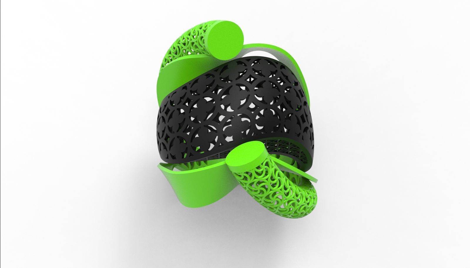 30 light weight fusion ring ready to cast and print  3D Model Collection_146