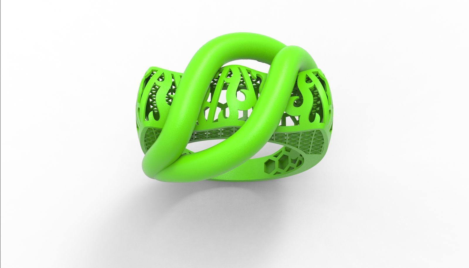 30 light weight fusion ring ready to cast and print  3D Model Collection_142