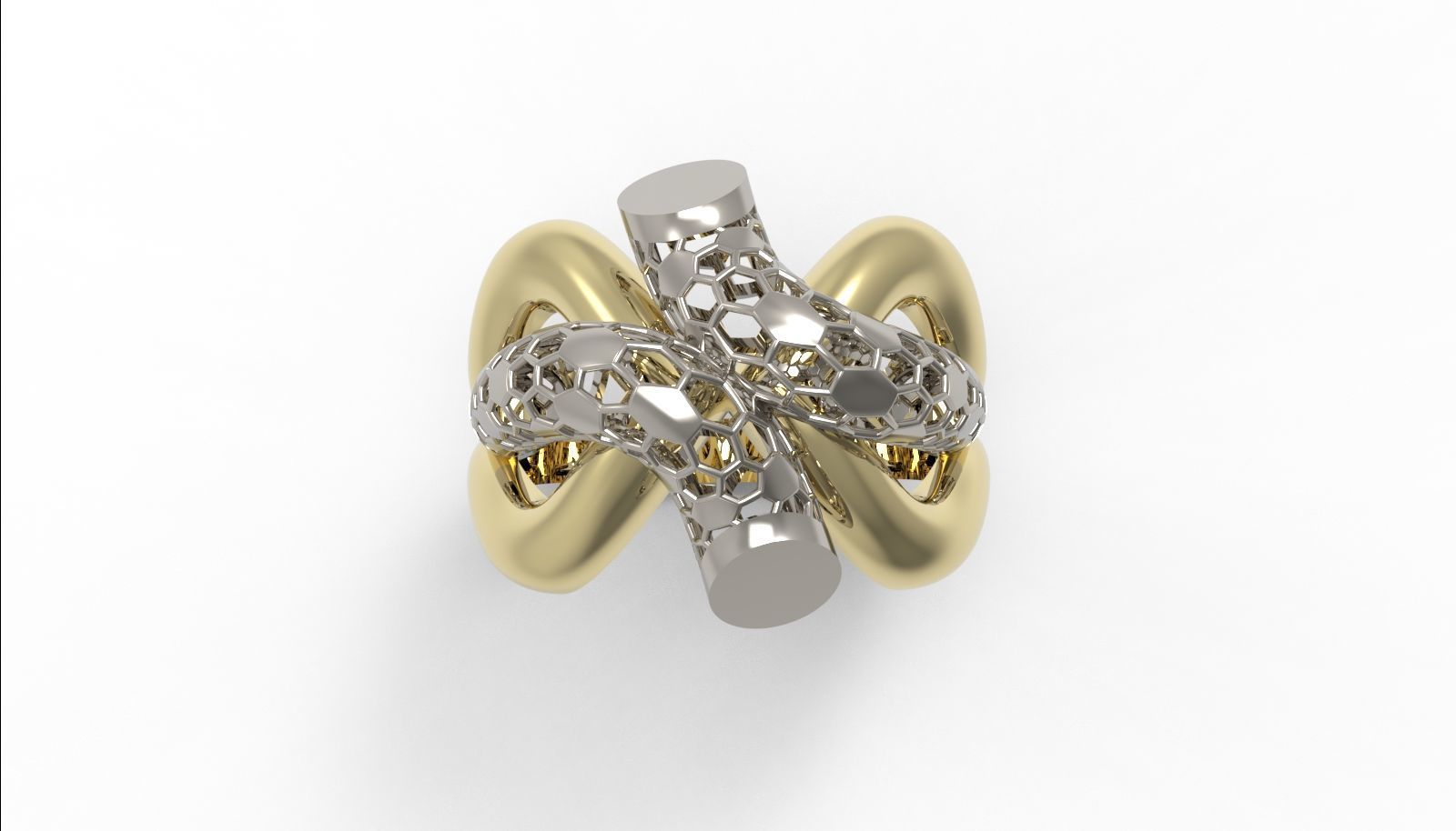 30 light weight fusion ring ready to cast and print  3D Model Collection_125