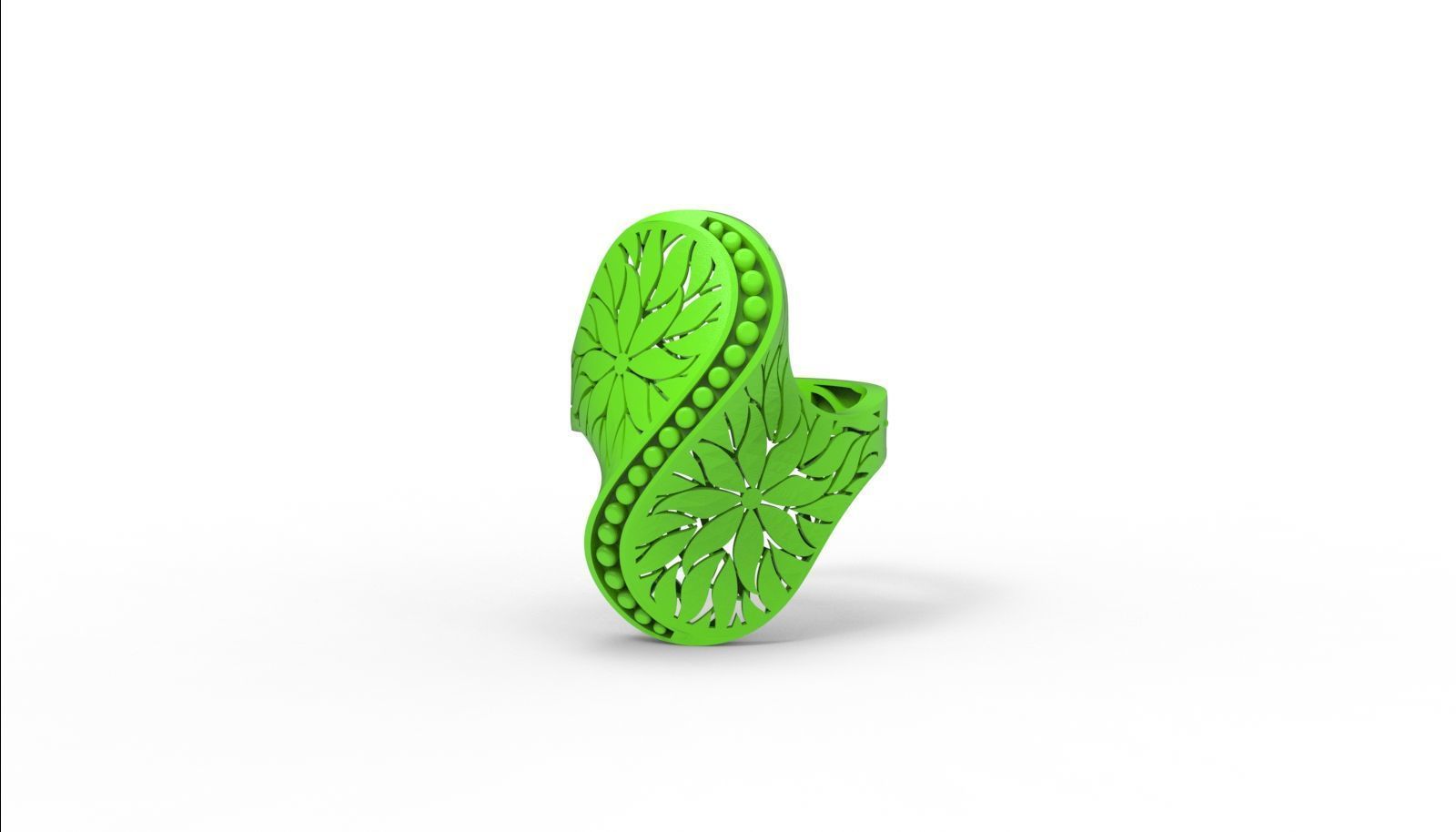 30 light weight fusion ring ready to cast and print  3D Model Collection_51