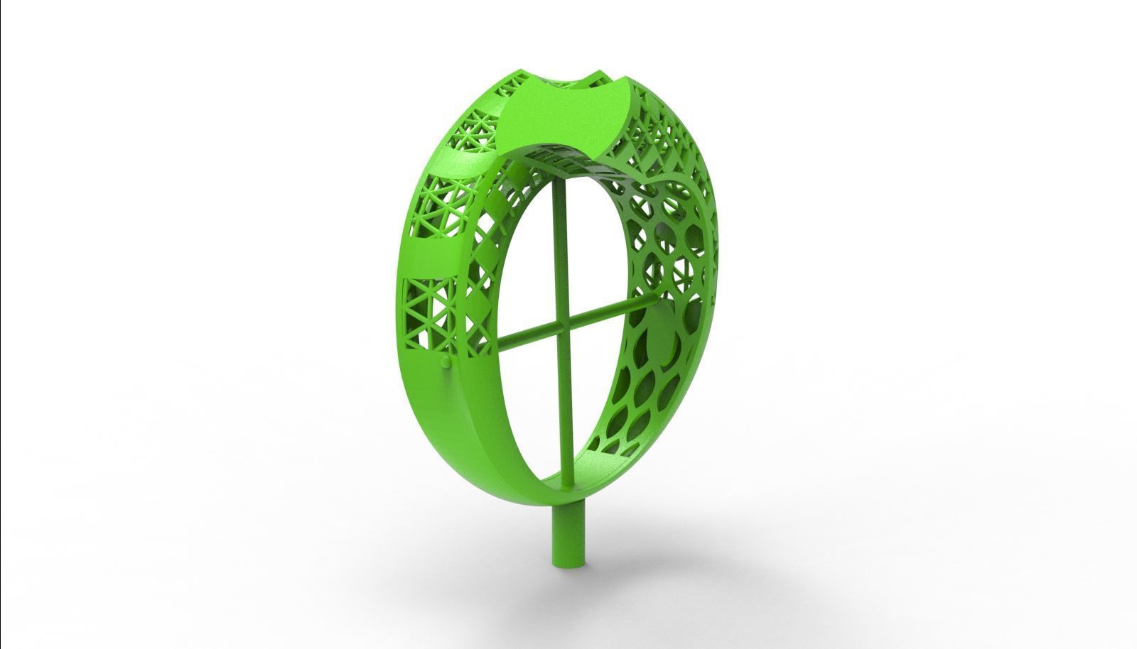 30 light weight fusion ring ready to cast and print  3D Model Collection_98