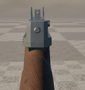 M1A1 Thompson SMG Low-poly 3D model_4