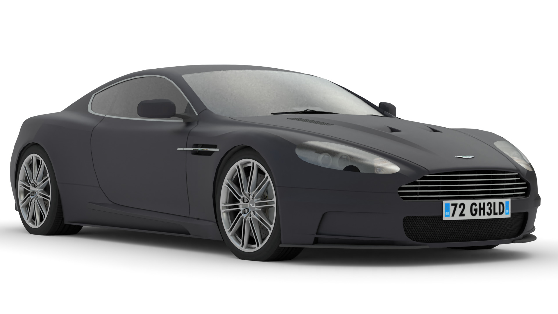 Aston Martin DBS 2008 Luxury Sports Car Asset Low-poly 3D model_7