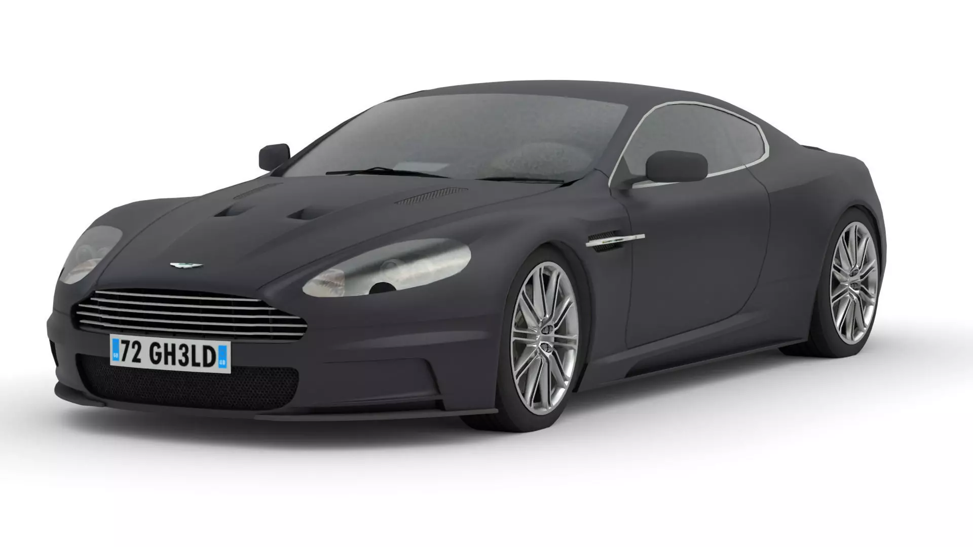 Aston Martin DBS 2008 Luxury Sports Car Asset Low-poly 3D model_0