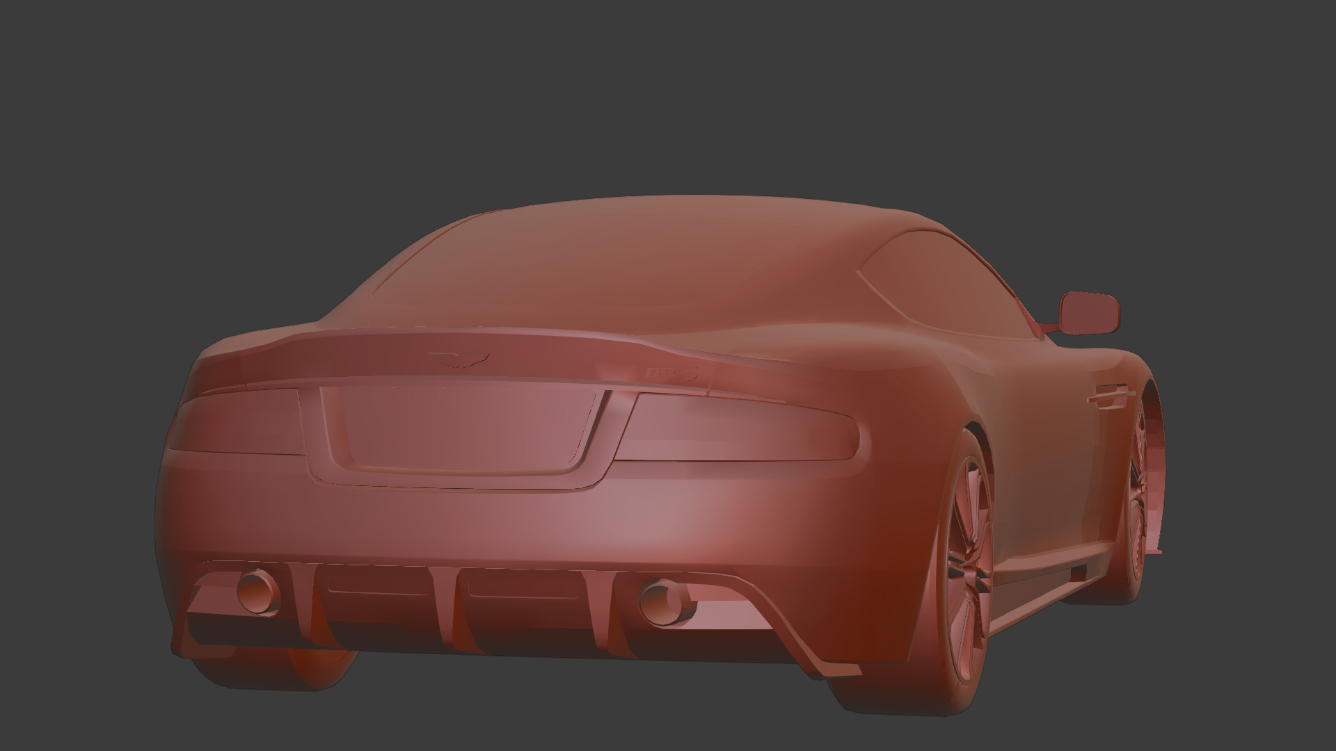 Aston Martin DBS 2008 Luxury Sports Car Asset Low-poly 3D model_15
