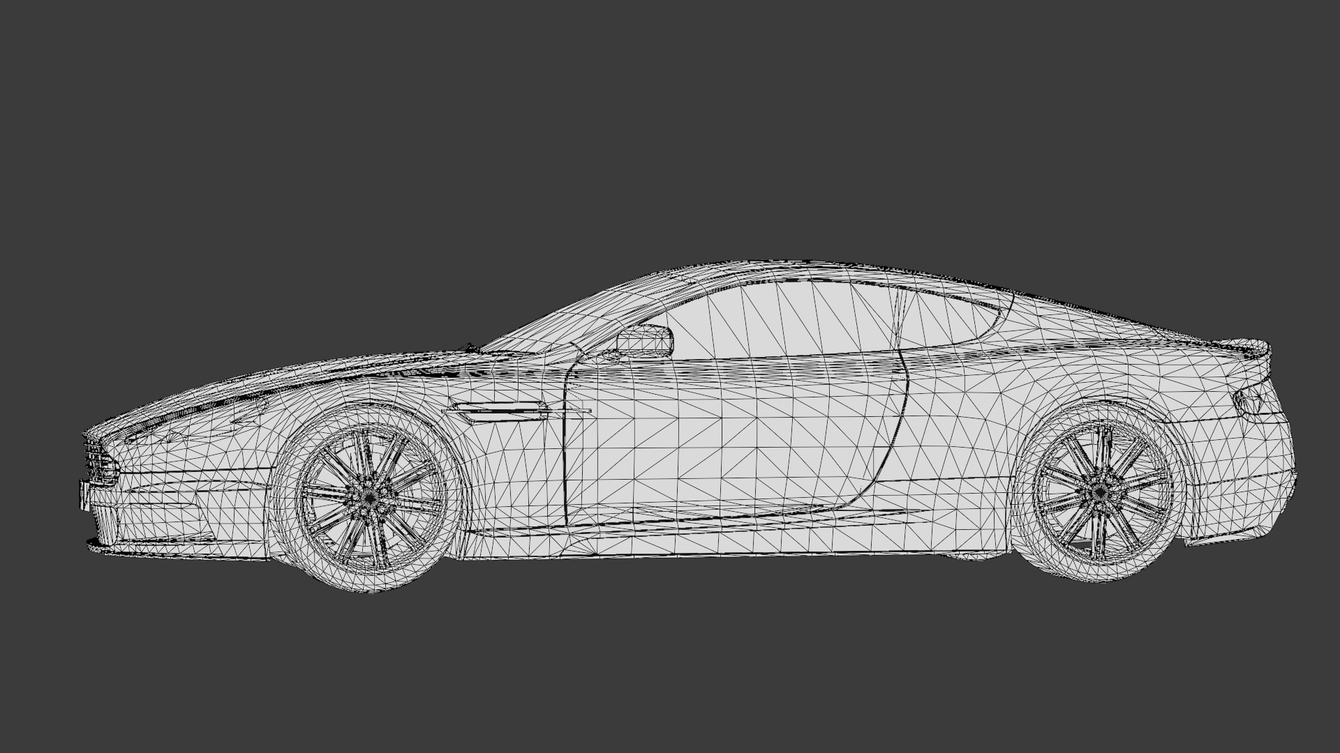 Aston Martin DBS 2008 Luxury Sports Car Asset Low-poly 3D model_23