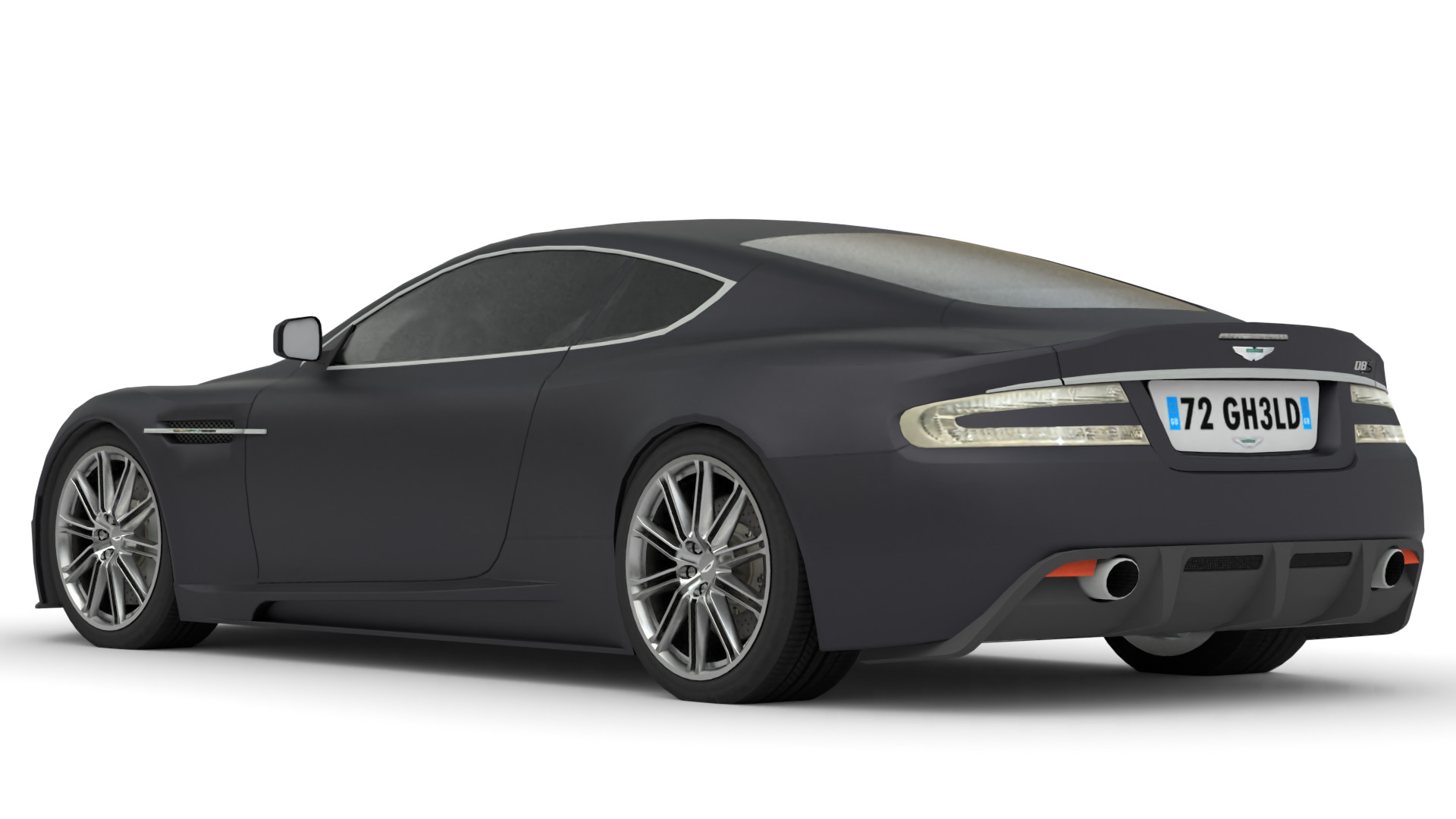 Aston Martin DBS 2008 Luxury Sports Car Asset Low-poly 3D model_4