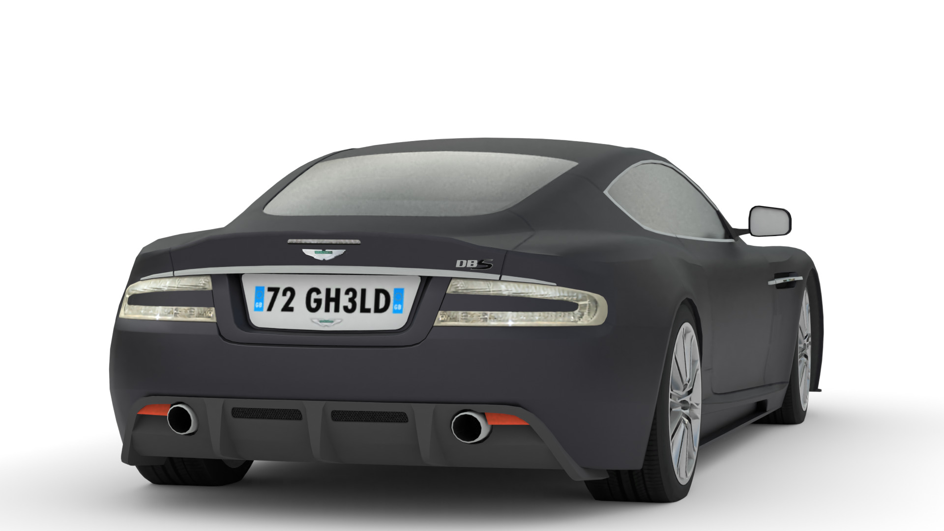 Aston Martin DBS 2008 Luxury Sports Car Asset Low-poly 3D model_5