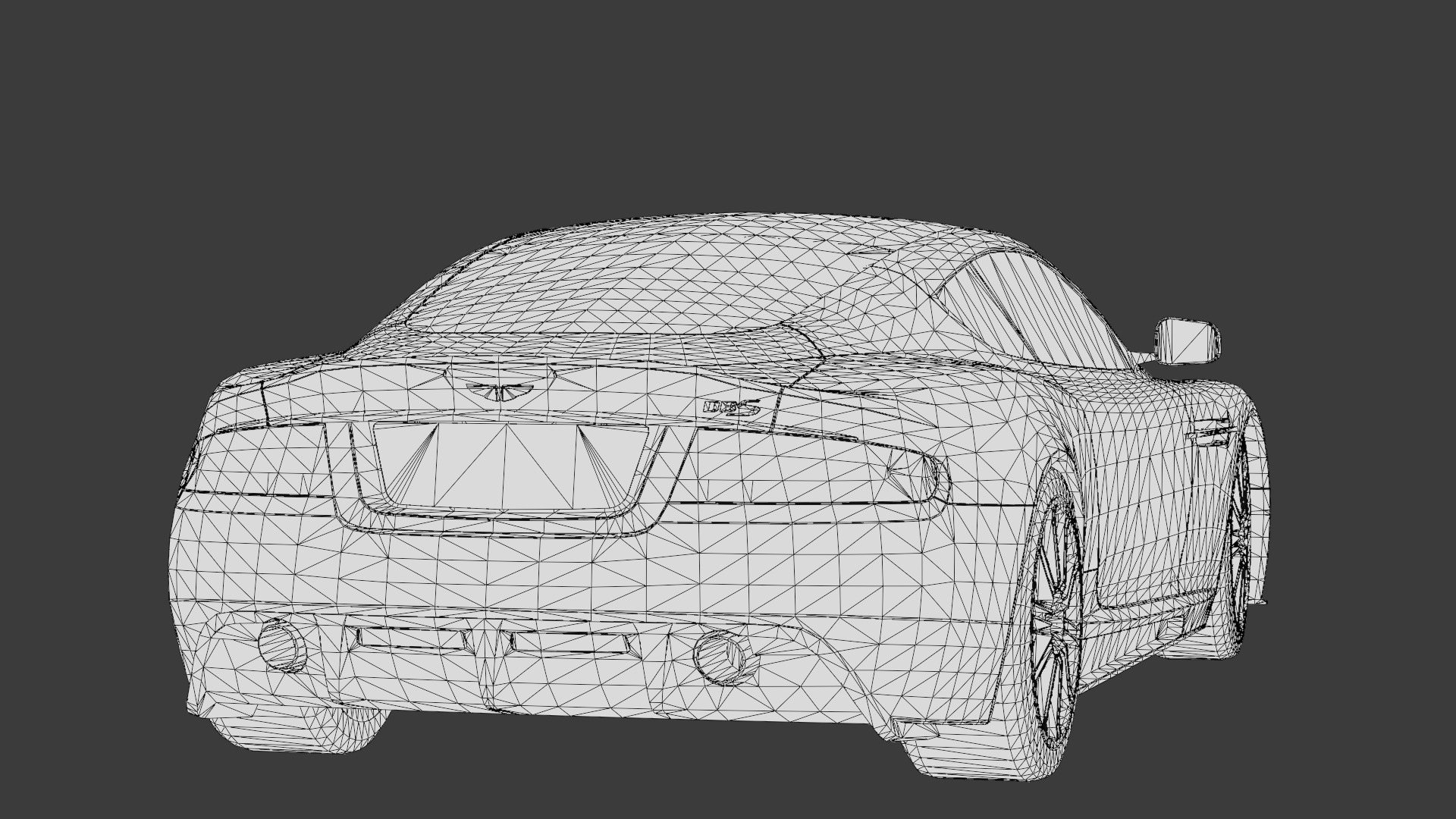 Aston Martin DBS 2008 Luxury Sports Car Asset Low-poly 3D model_25