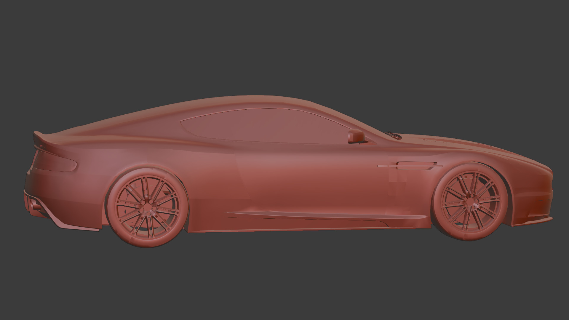 Aston Martin DBS 2008 Luxury Sports Car Asset Low-poly 3D model_16