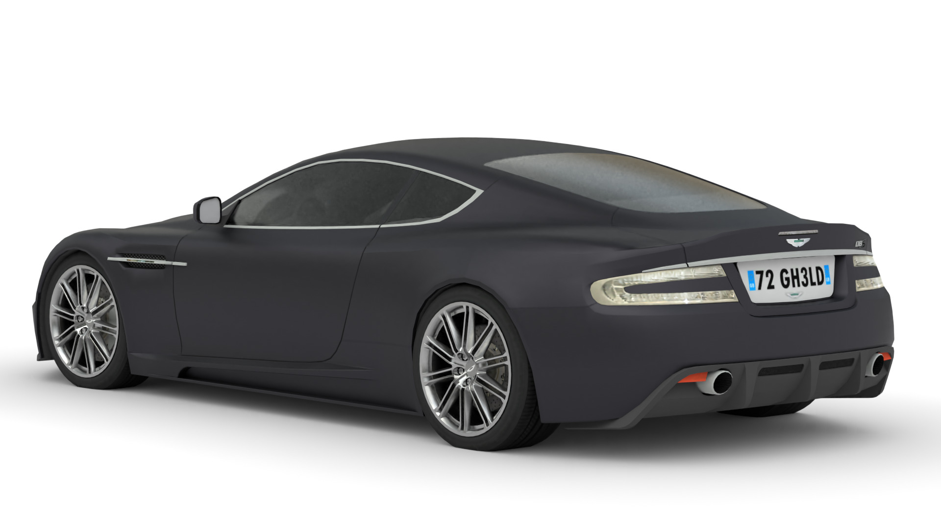Aston Martin DBS 2008 Luxury Sports Car Asset Low-poly 3D model_2