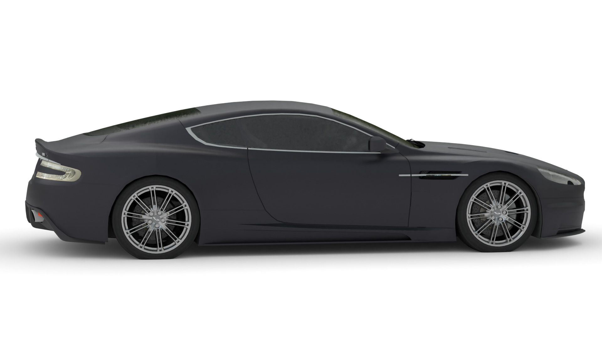Aston Martin DBS 2008 Luxury Sports Car Asset Low-poly 3D model_6