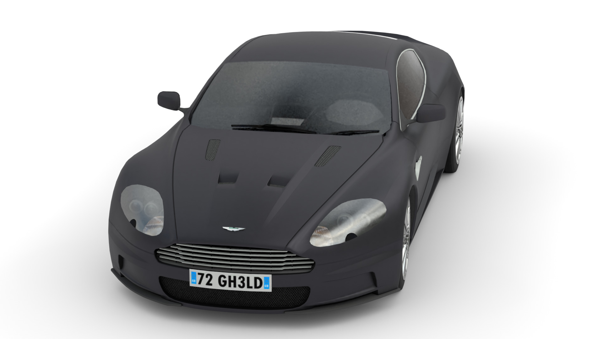 Aston Martin DBS 2008 Luxury Sports Car Asset Low-poly 3D model_8