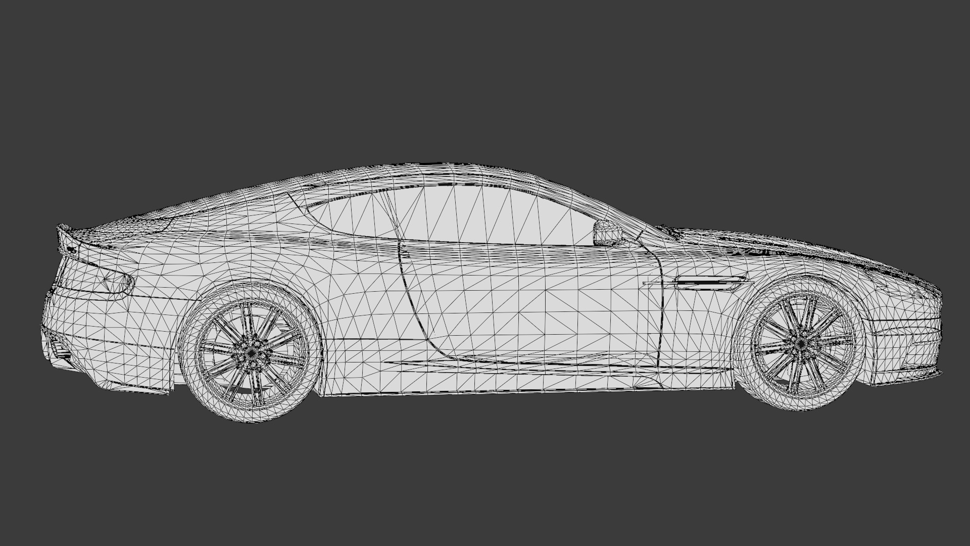 Aston Martin DBS 2008 Luxury Sports Car Asset Low-poly 3D model_26