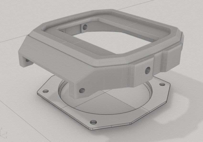 3D Case compatible with F91 watch 3D print model_17