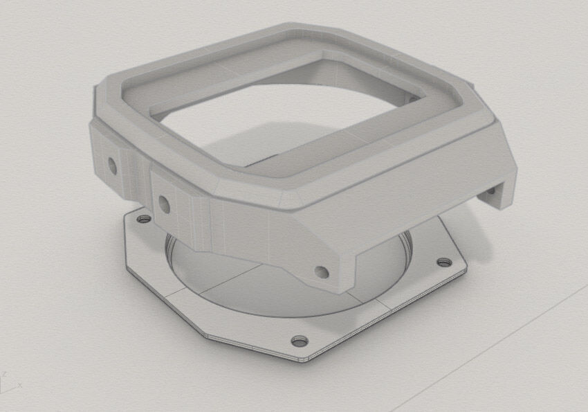 3D Case compatible with F91 watch 3D print model_19