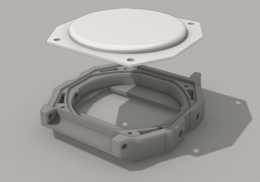 3D Case compatible with F91 watch 3D print model_20