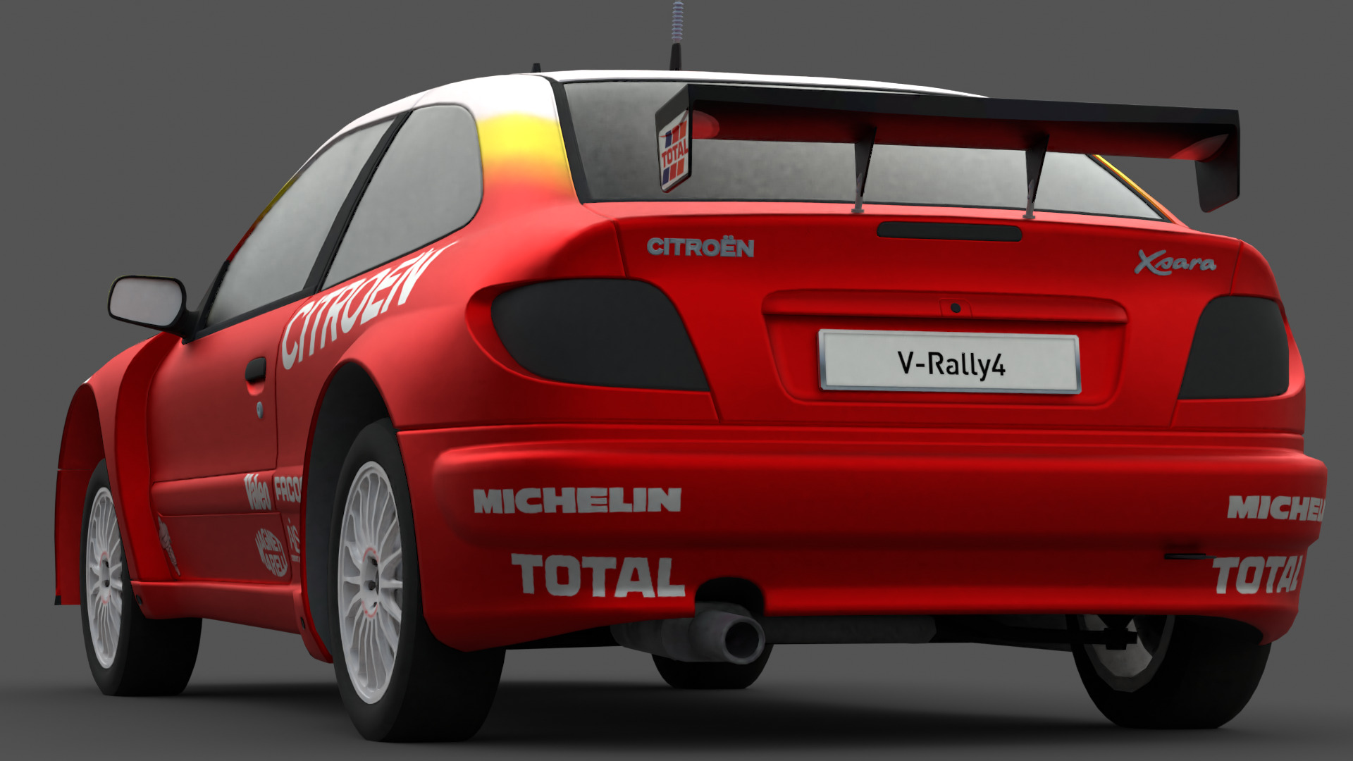 Citroen Xsara Kit Car Low-poly 3D model_7