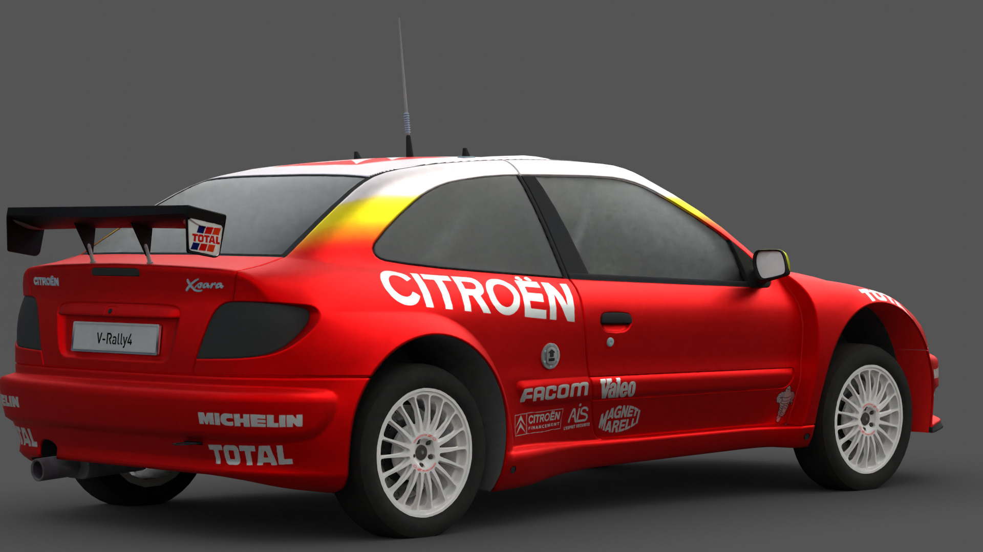 Citroen Xsara Kit Car Low-poly 3D model_3