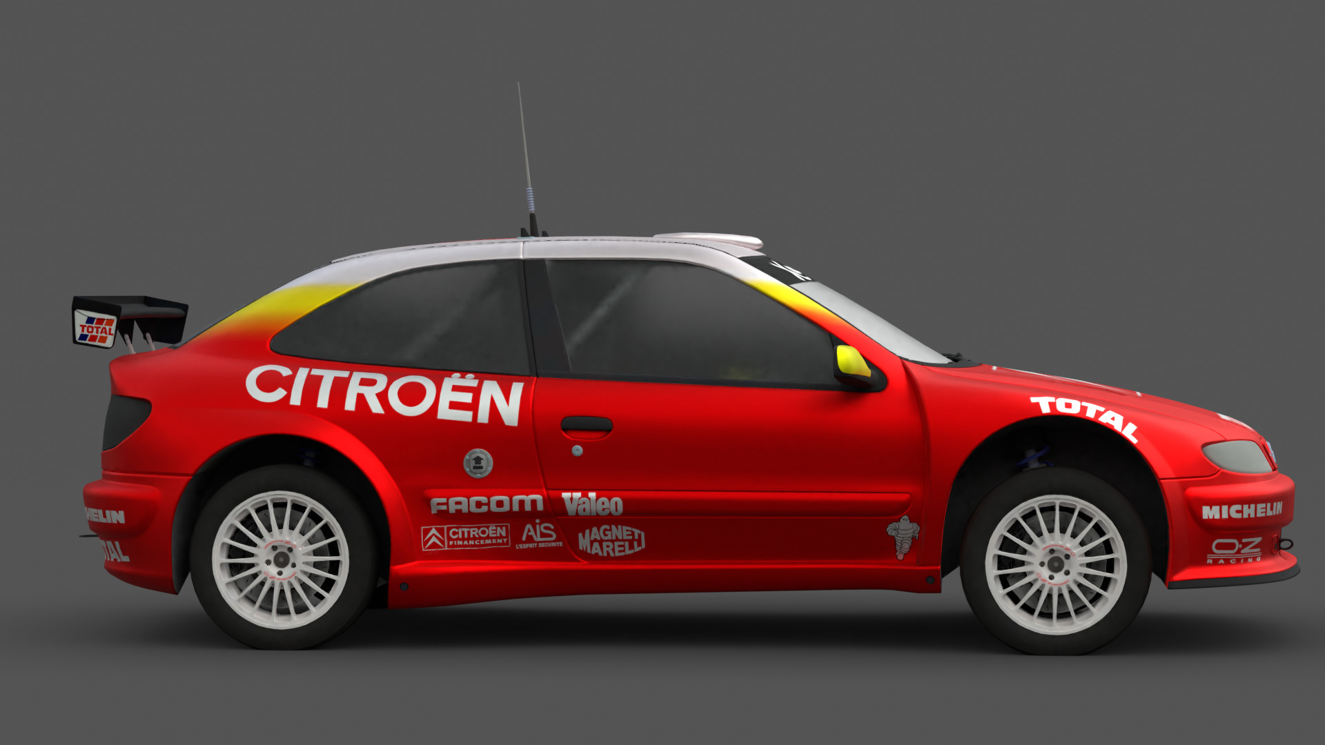 Citroen Xsara Kit Car Low-poly 3D model_4