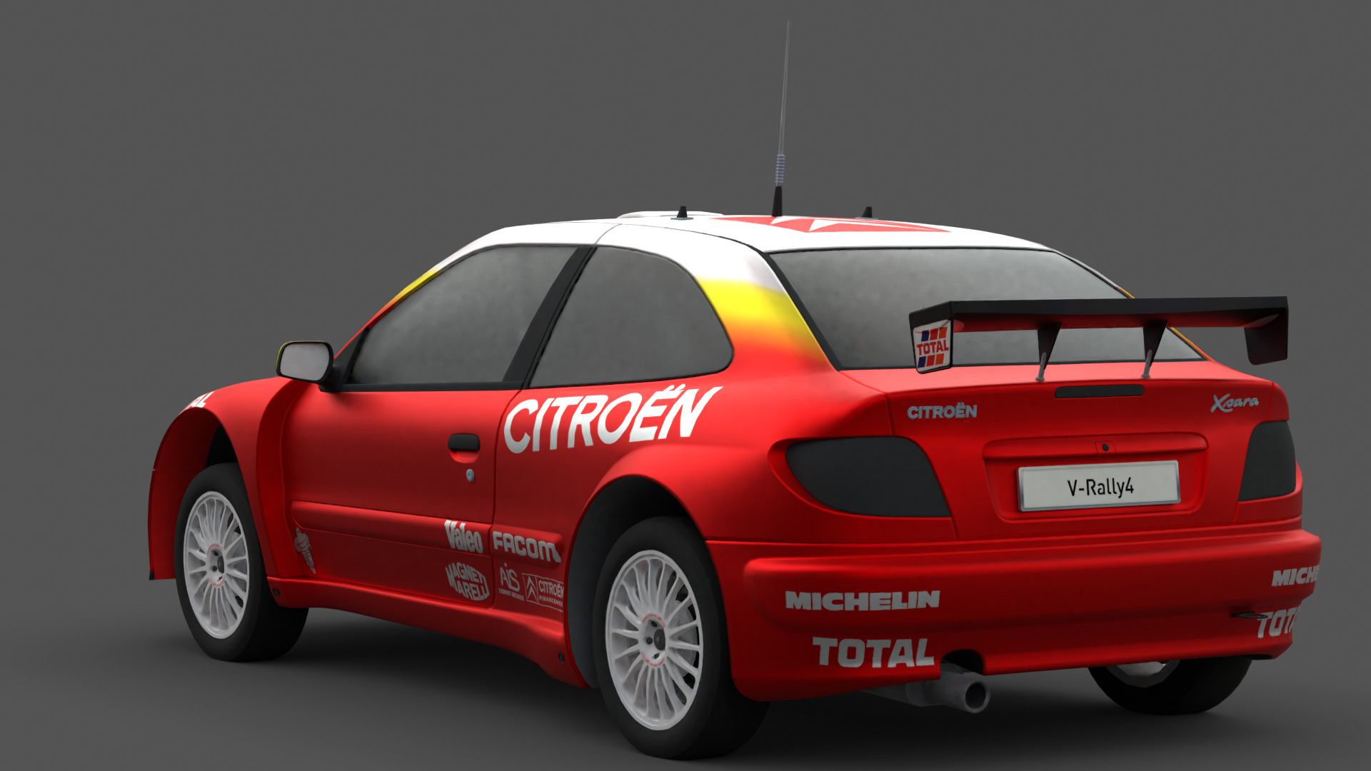 Citroen Xsara Kit Car Low-poly 3D model_2