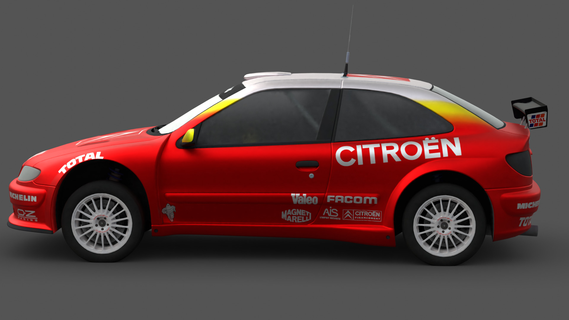 Citroen Xsara Kit Car Low-poly 3D model_1