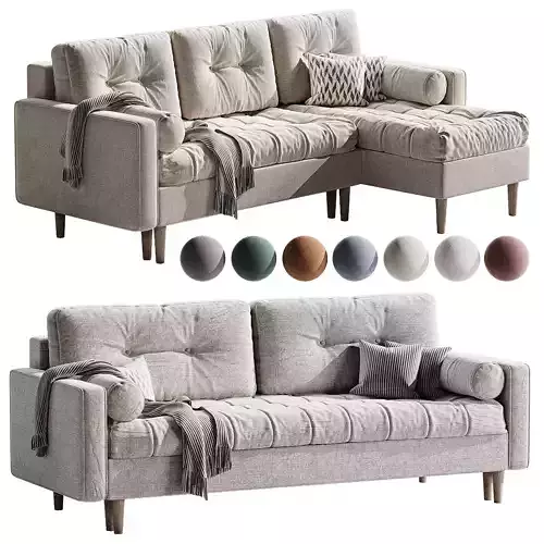 Citeno corner and straight Sofa