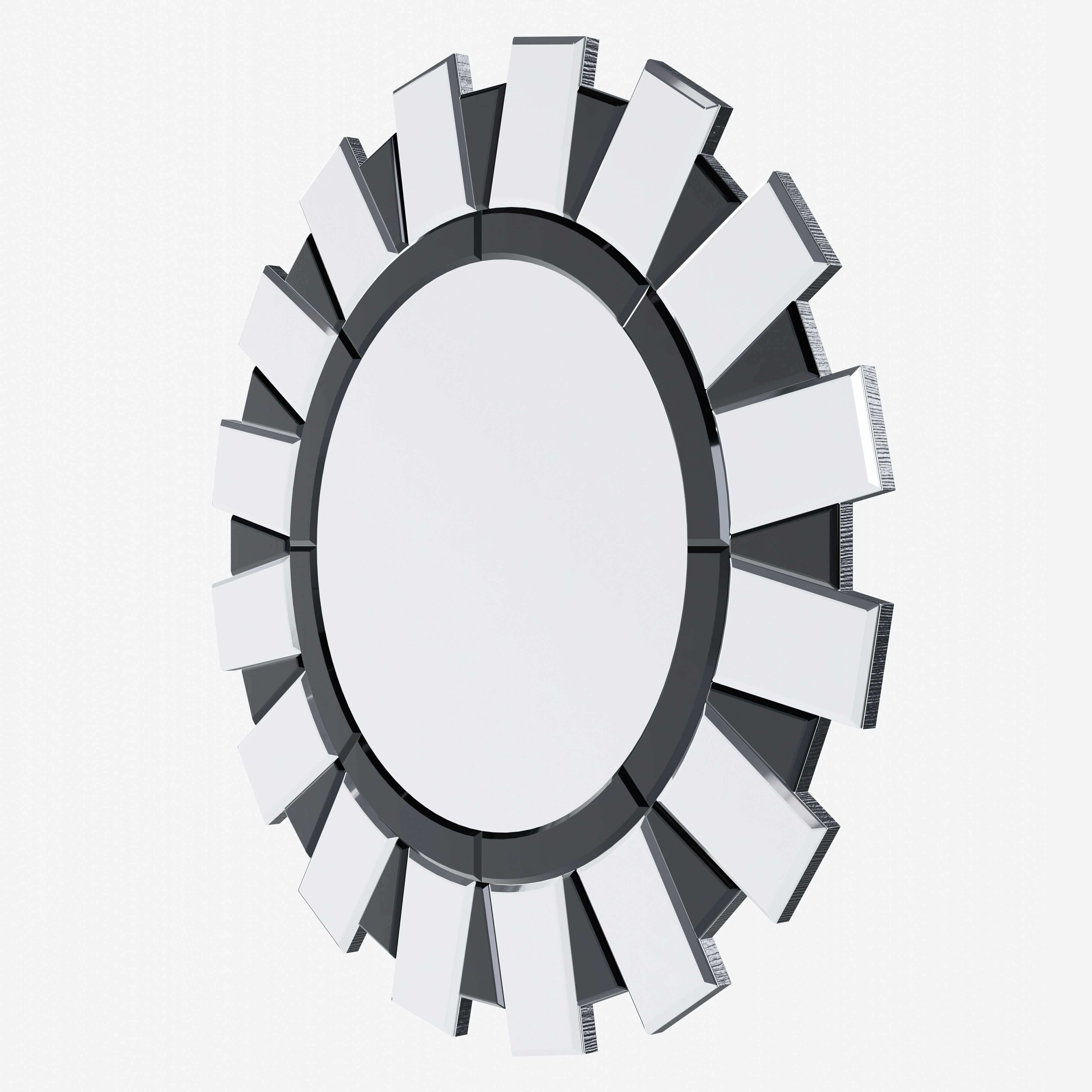 Sarah Mirror Art 3D model_1