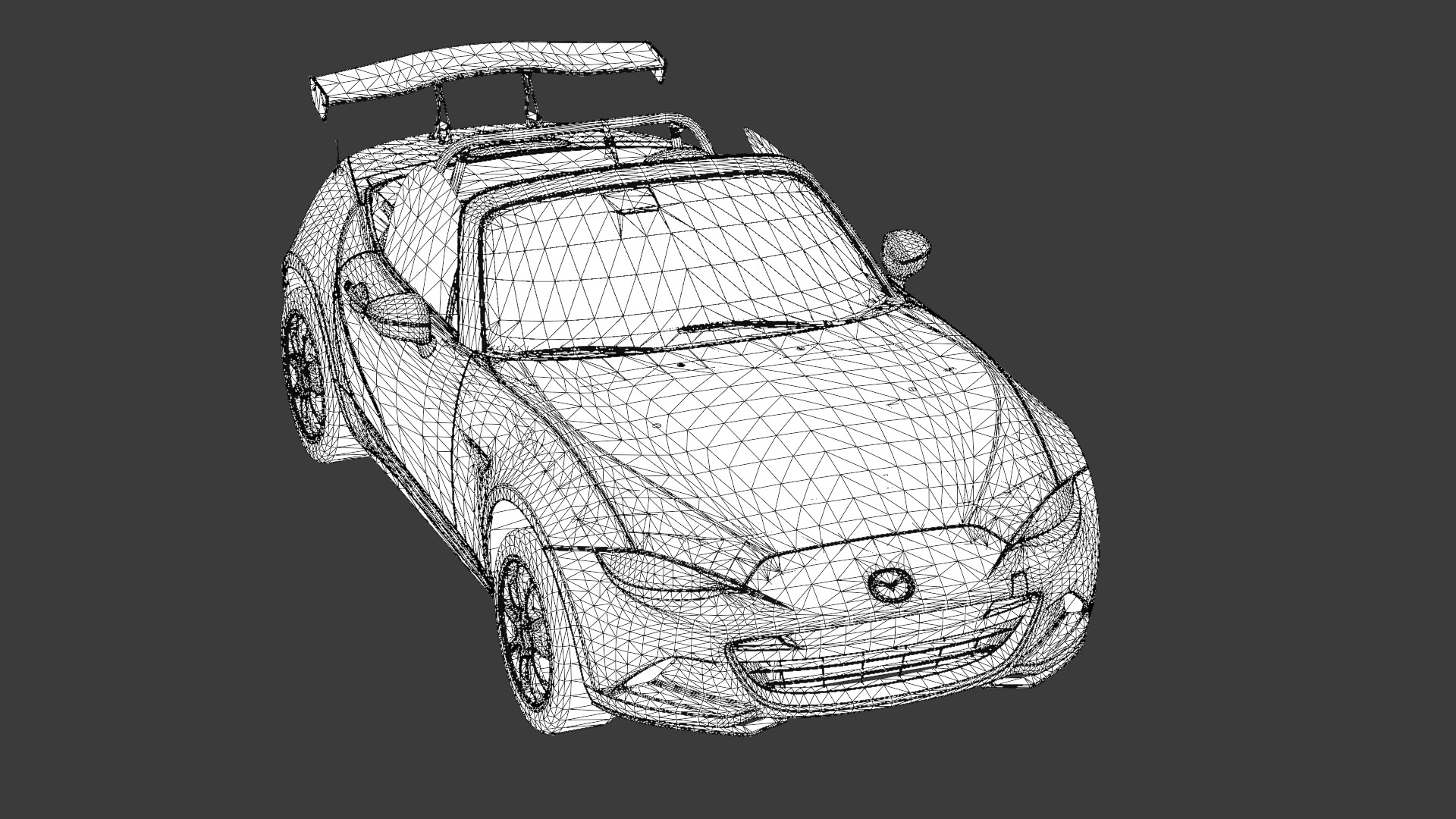 Mazda MX-5 Miata 3D Model Realistic Game Ready Roadster Low-poly 3D model_15
