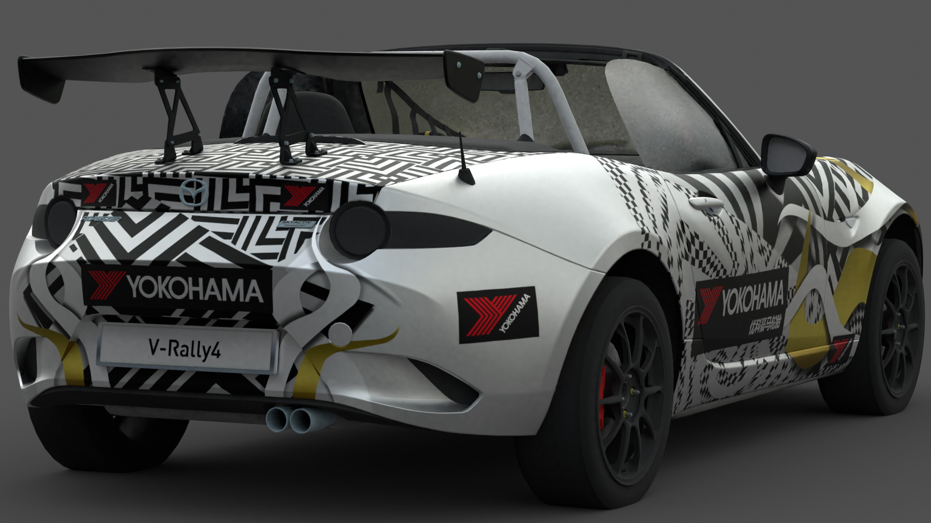 Mazda MX-5 Miata 3D Model Realistic Game Ready Roadster Low-poly 3D model_8