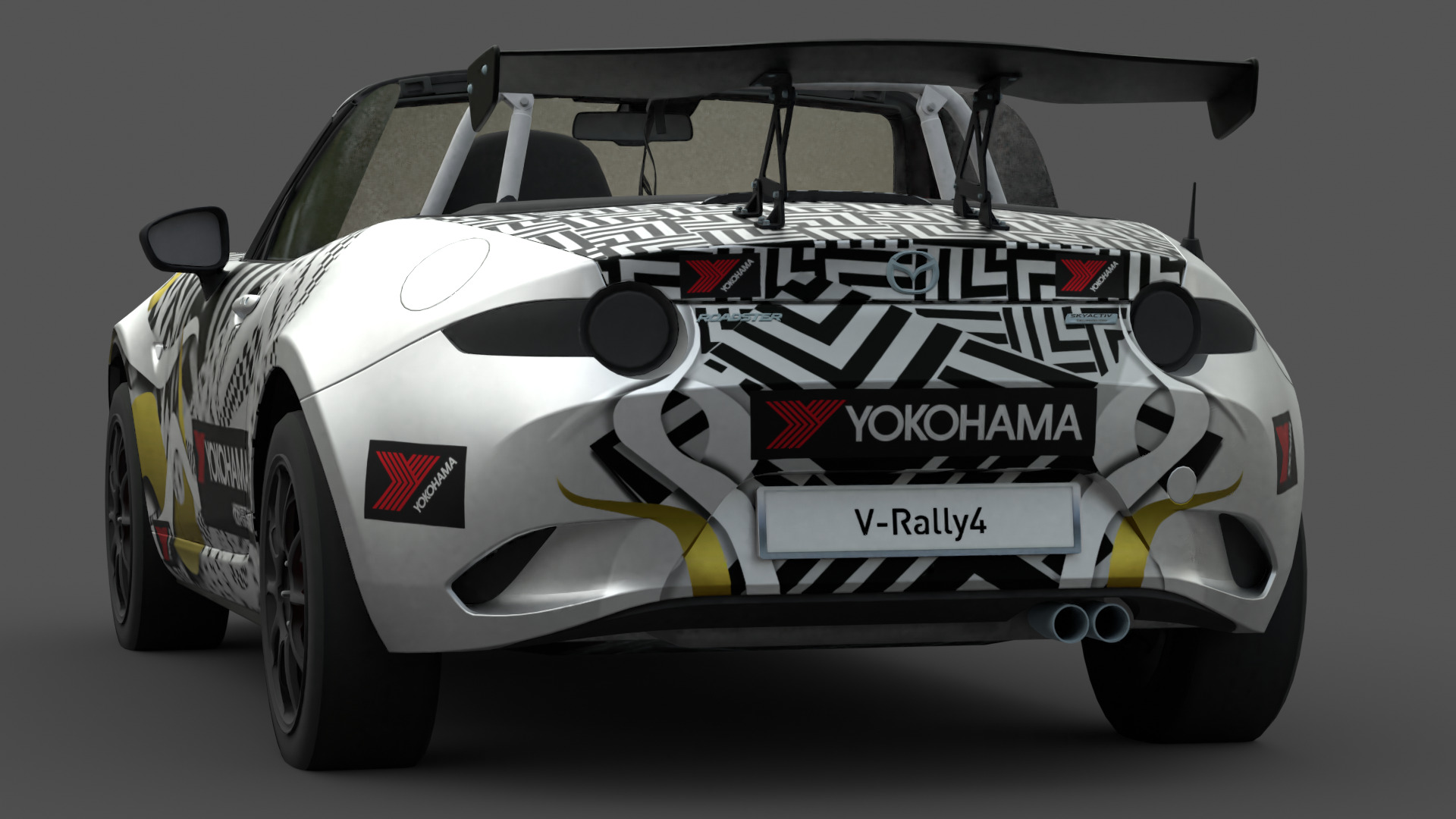 Mazda MX-5 Miata 3D Model Realistic Game Ready Roadster Low-poly 3D model_7