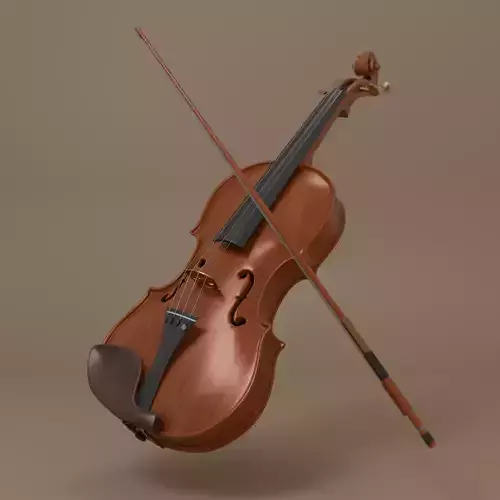 Violin 3D model