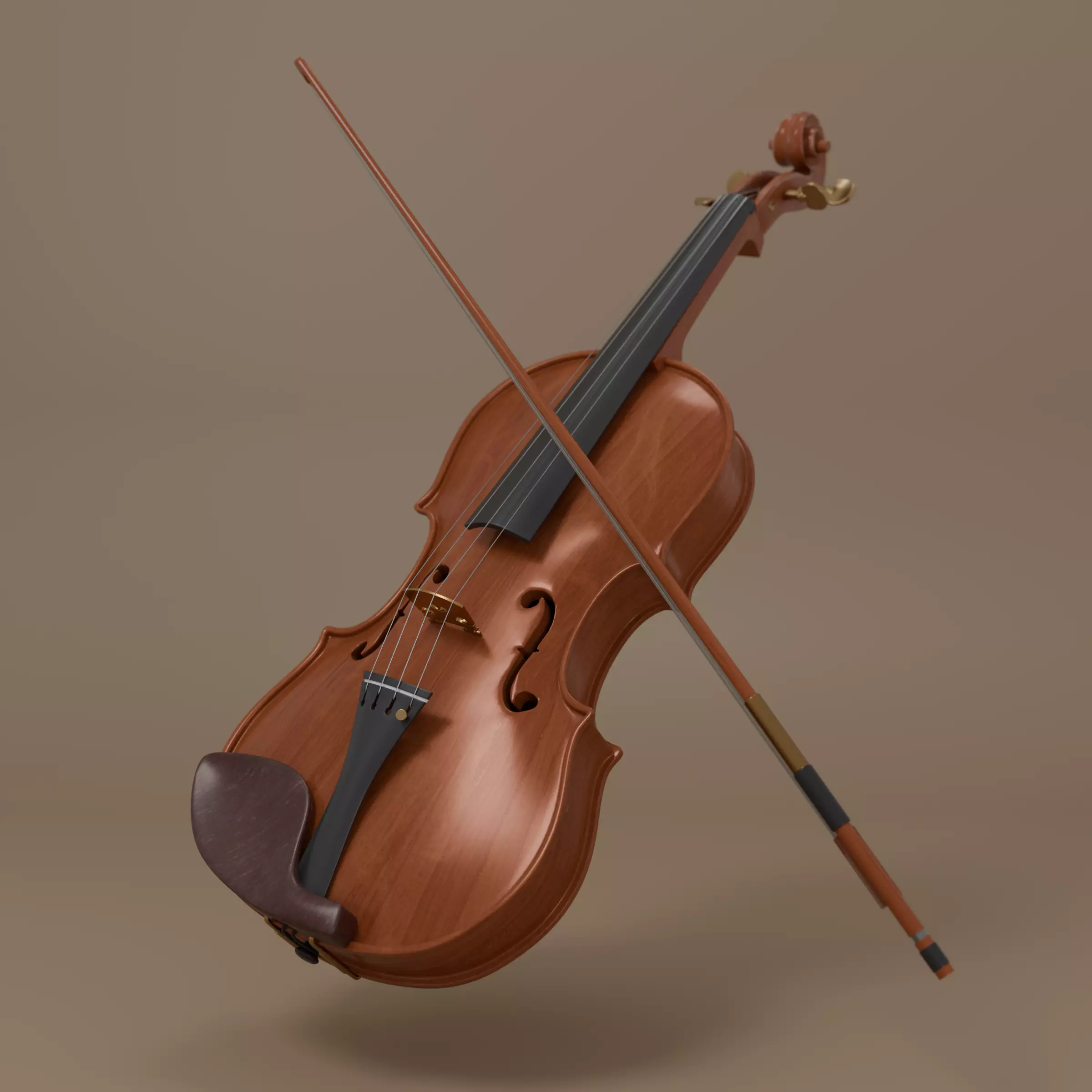 Violin 3D model