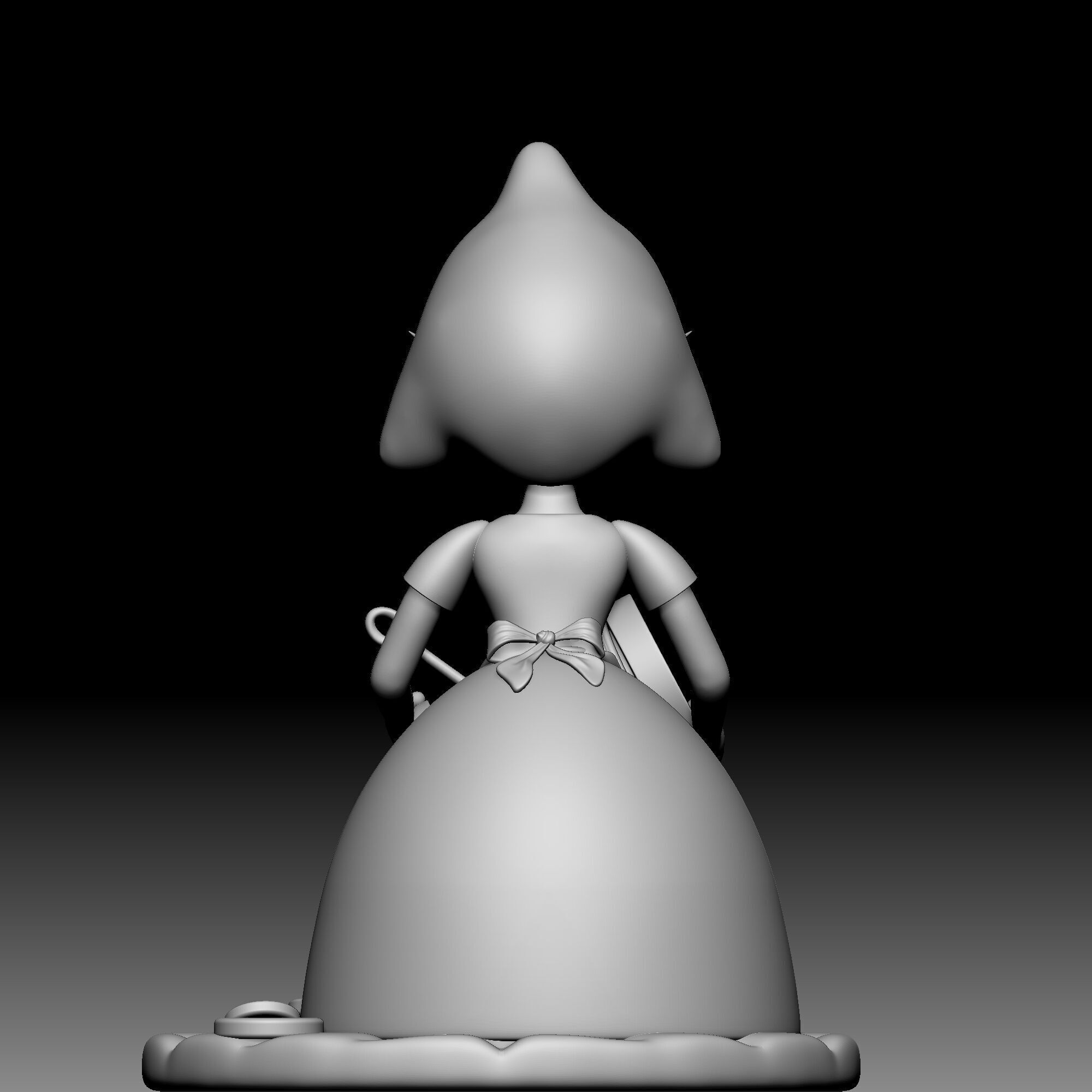 Mouse - Perla - Cinderella - 010 3D print model_4