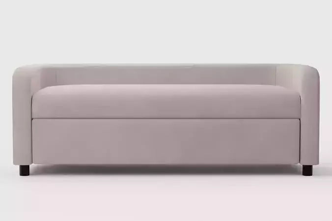 Bacall Curved Storage Bench
