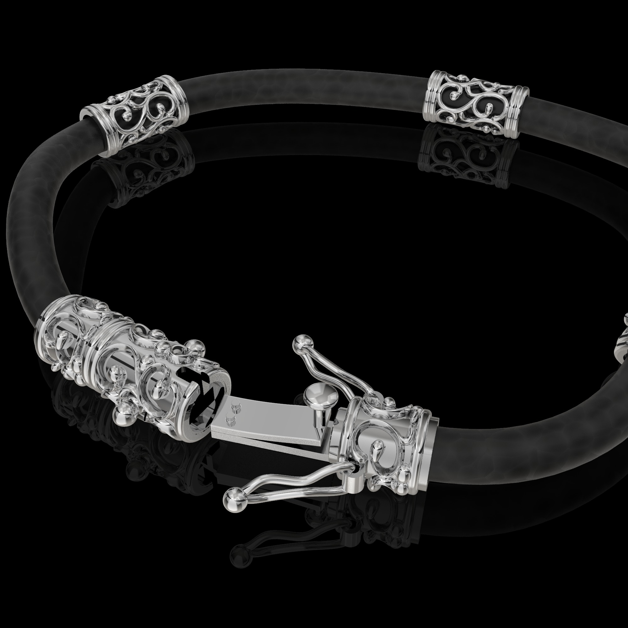 12 Jewelry Lock CLASPS and several links STL ready to Print 3D Model Collection_10