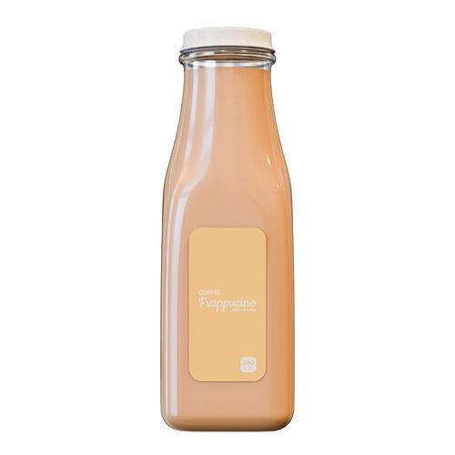Frappucino Coffee In A Bottle Design Element 3D model