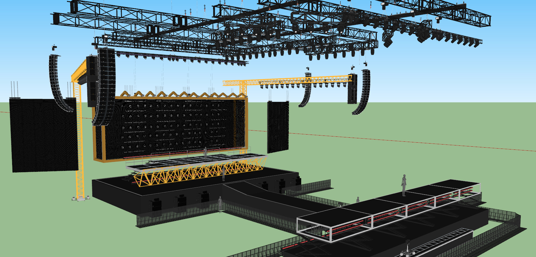 tour stage concept tate mcrae 3D model_2