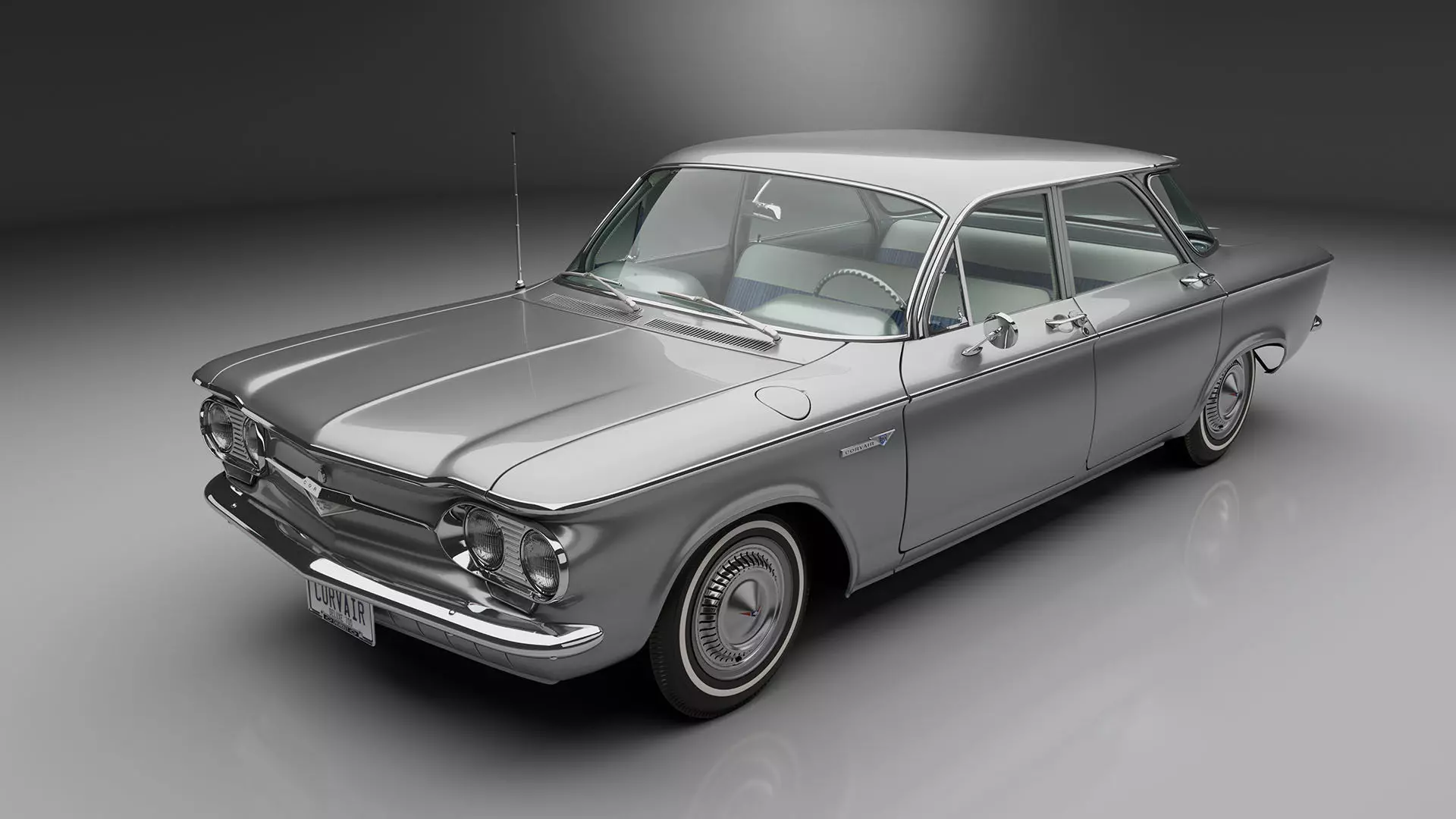 Chevrolet Corvair 1961 Deluxe Series700 Sedan 3D model