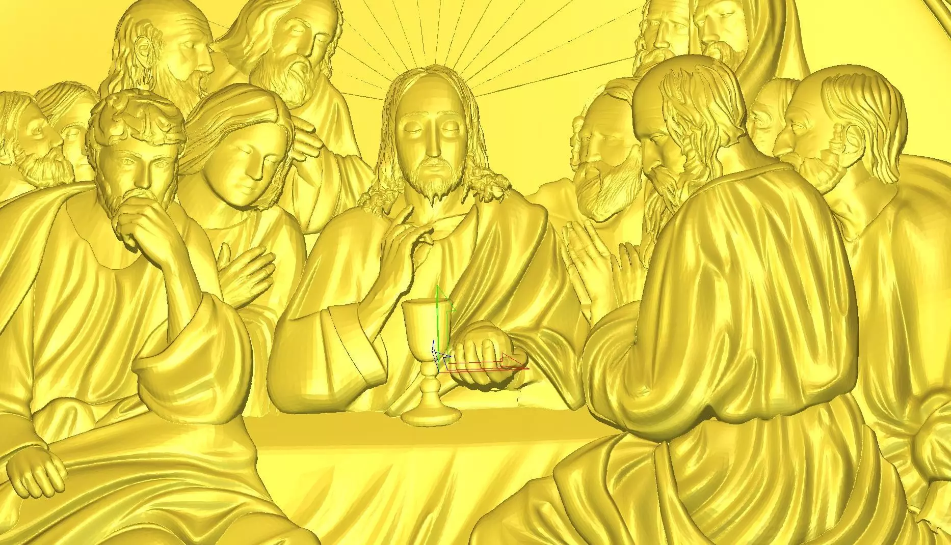 LAST SUPPER ORTHODOX 3D print model
