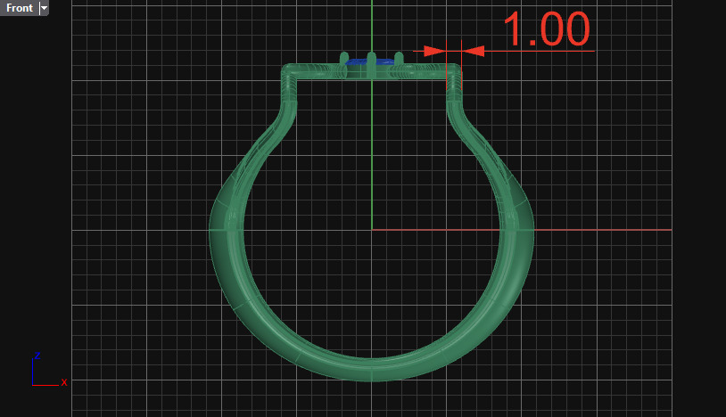 Wedding ring 3D print model_20