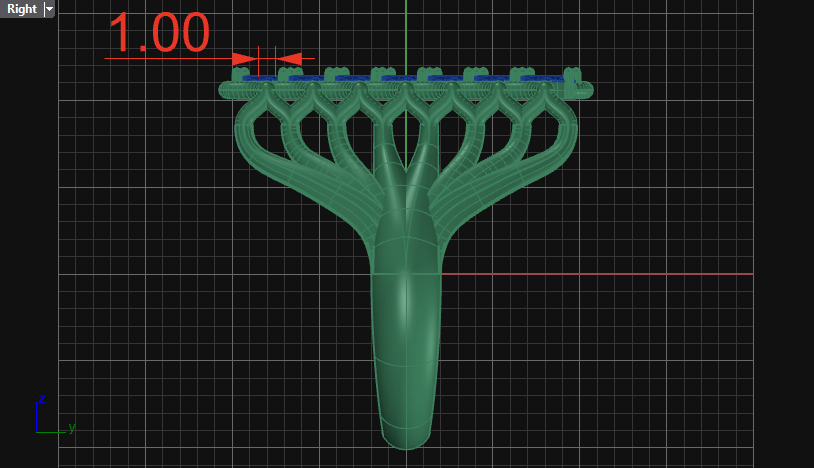 Wedding ring 3D print model_17