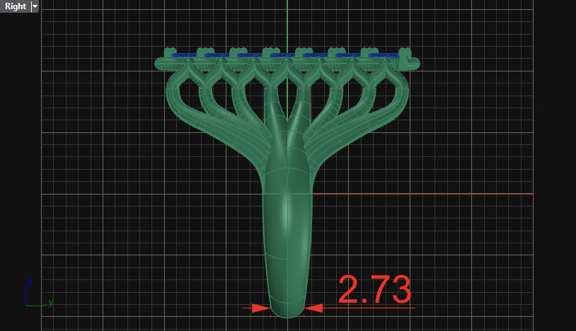 Wedding ring 3D print model_22