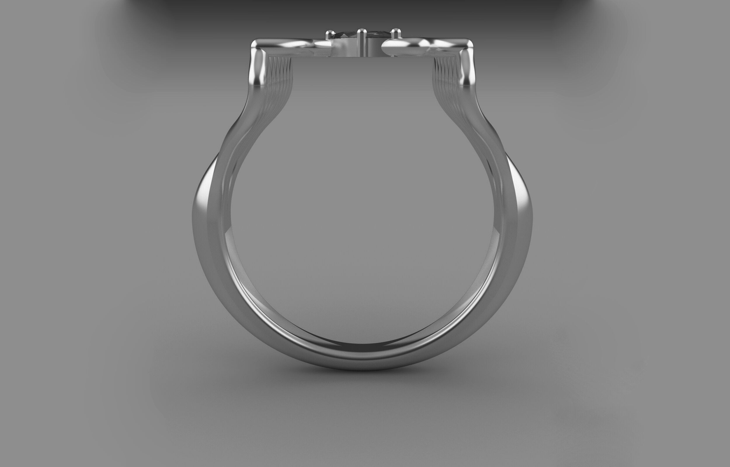Wedding ring 3D print model_11