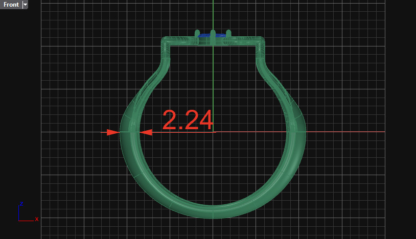 Wedding ring 3D print model_16