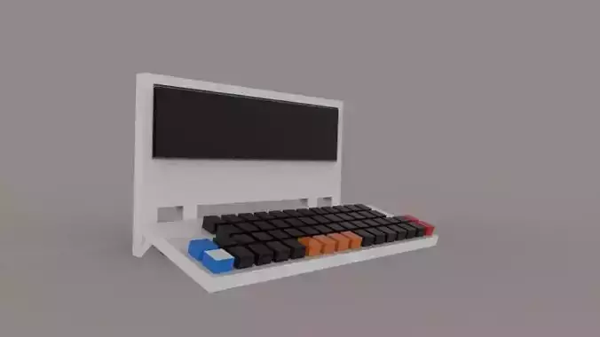 Cyberdeck Computer 3D print model