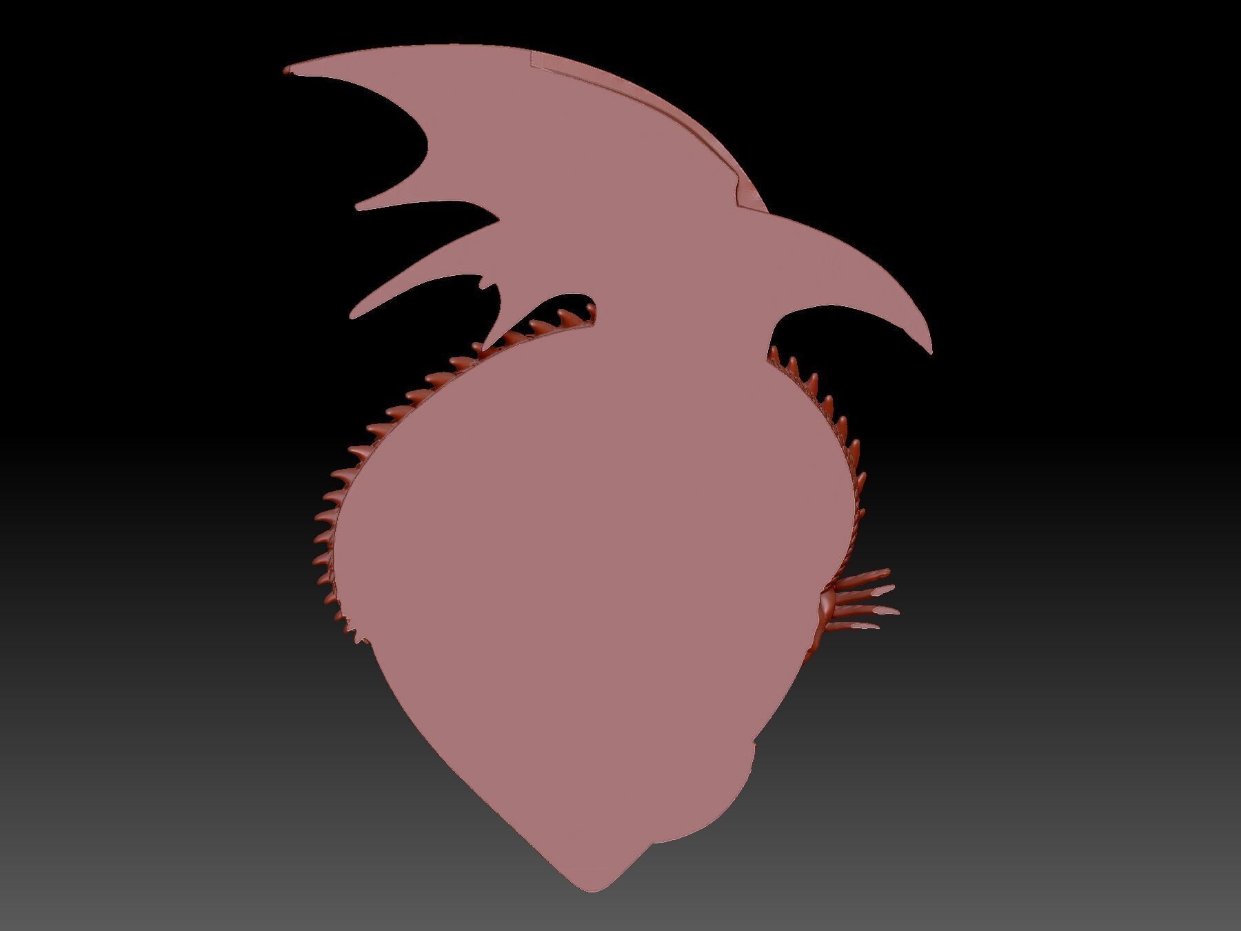 Dragon heart 3D print model_2