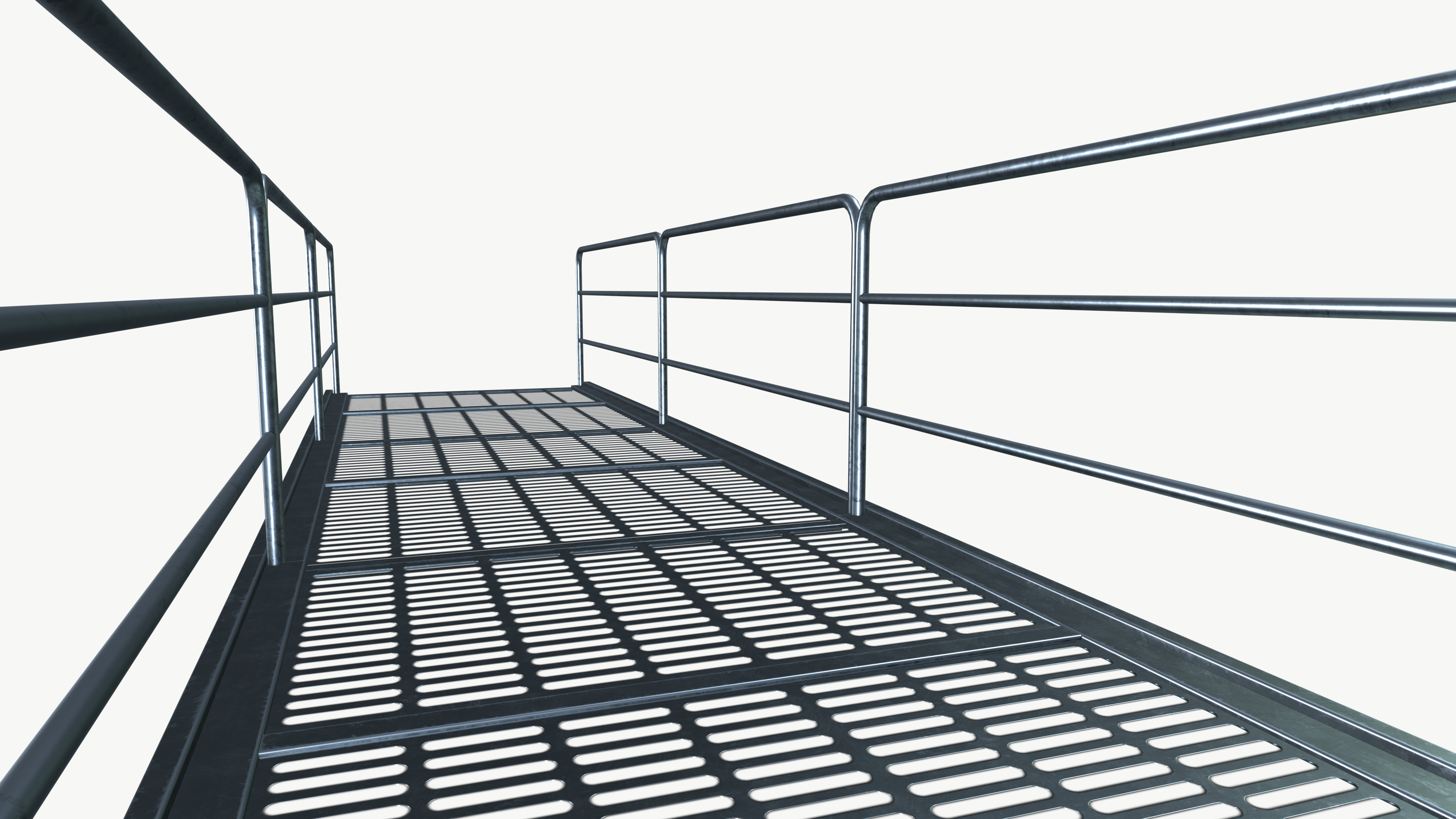 Metal Bridge 3D model_3